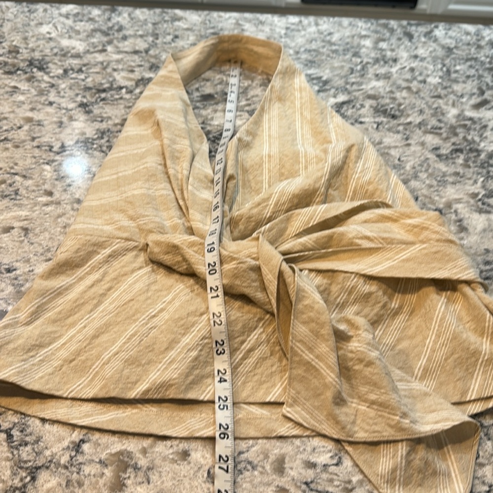 Zara Cream Sleeveless Wrap Blouse - Picture 10 of 14